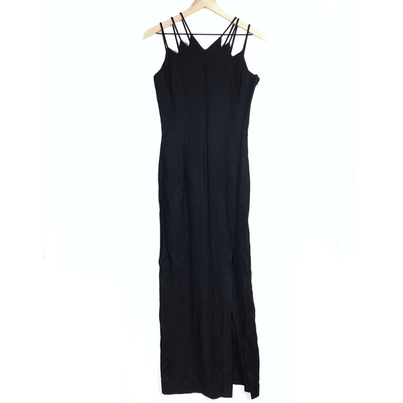 VINTAGE Gunne Sax Jessica McClintock Dress Prom Formal 90s Minimalist Size 9/10 - Picture 1 of 9
